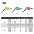 Hot Sale Emergency Portable Flexible Tow Rope 2.8 Tons Car Van Towing Belt Elastic 1.5M Stretchy To 4M